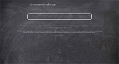 Desktop Screenshot of disneymoviclub.com